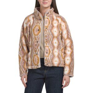 LUCKY BRAND Rose Multi Button Front Jacket